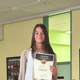 Bódis Liliána különdíjas lett a Hallássérültek XLI. Borbély Sándor Országos Tanulmányi Versenyén