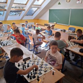 Nagy érdeklődés kísérte az iskolai sakkversenyt