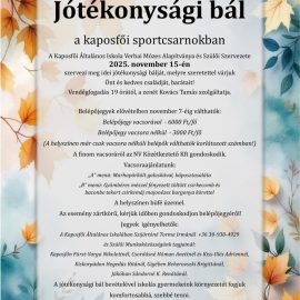 Jótékonysági bál november 15-én