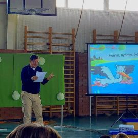 Kortárs irodalmi program Baley Endrével a Kaposvár Center Lions Klub szervezésében
