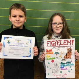 Vörös Lilien és Otrovánácz Botond különdíjban részesült országos rajzpályázaton